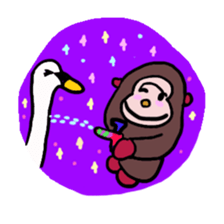 BABU series NO.2 SWAN sticker #86350