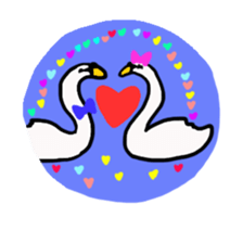 BABU series NO.2 SWAN sticker #86355