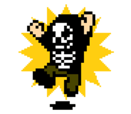 Gnu & Nero's 8bit stickerz sticker #86437