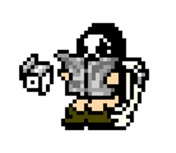 Gnu & Nero's 8bit stickerz sticker #86448