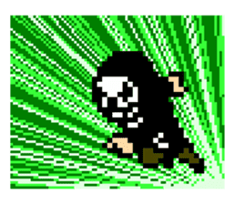 Gnu & Nero's 8bit stickerz sticker #86450