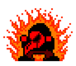 Gnu & Nero's 8bit stickerz sticker #86452