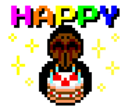 Gnu & Nero's 8bit stickerz sticker #86453