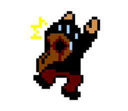 Gnu & Nero's 8bit stickerz sticker #86455