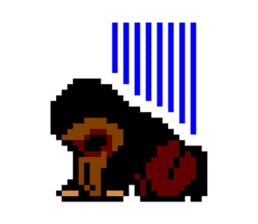 Gnu & Nero's 8bit stickerz sticker #86456