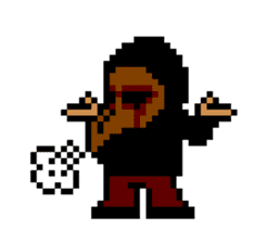 Gnu & Nero's 8bit stickerz sticker #86457