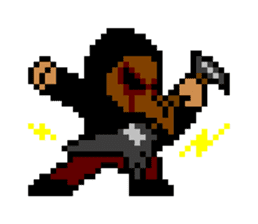 Gnu & Nero's 8bit stickerz sticker #86459