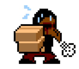 Gnu & Nero's 8bit stickerz sticker #86460