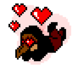 Gnu & Nero's 8bit stickerz sticker #86463