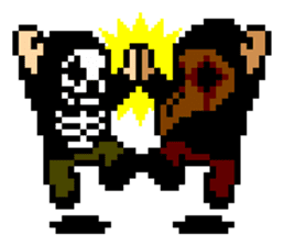 Gnu & Nero's 8bit stickerz sticker #86469