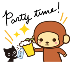 Lazy Monchey (ENG) sticker #86704