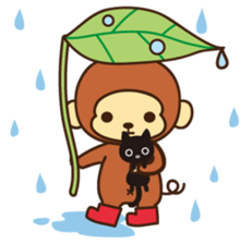 Lazy Monchey (ENG) sticker #86706