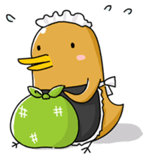 chicken maid sticker #86796