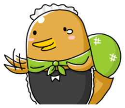 chicken maid sticker #86797
