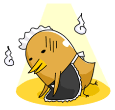 chicken maid sticker #86799
