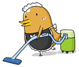 chicken maid sticker #86806