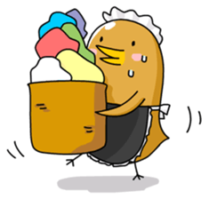 chicken maid sticker #86807