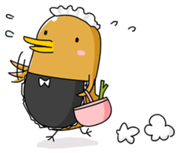 chicken maid sticker #86808