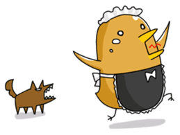 chicken maid sticker #86809