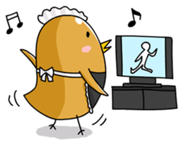 chicken maid sticker #86821