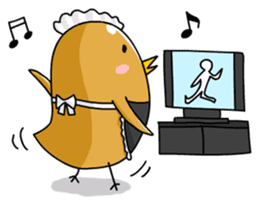 chicken maid sticker #86821