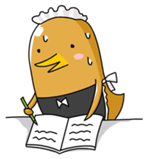 chicken maid sticker #86823