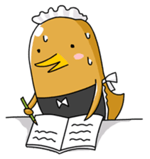 chicken maid sticker #86823