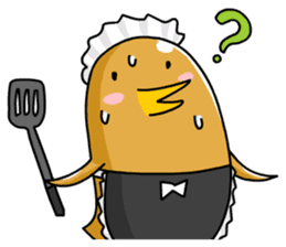 chicken maid sticker #86827