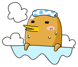 chicken maid sticker #86830