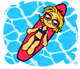U Surf Me Crazy! sticker #87428