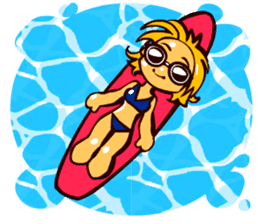 U Surf Me Crazy! sticker #87428