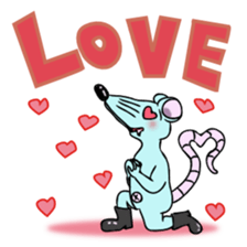 Santa of love sticker #87809