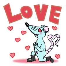 Santa of love sticker #87809