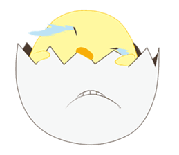 Chick and Egg-chan sticker #87996