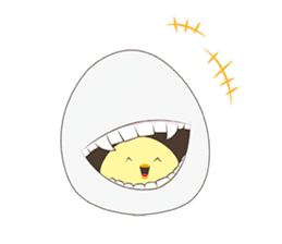 Chick and Egg-chan sticker #87997
