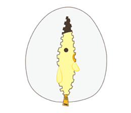 Chick and Egg-chan sticker #88000