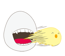 Chick and Egg-chan sticker #88004