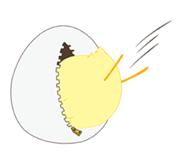 Chick and Egg-chan sticker #88005