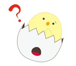 Chick and Egg-chan sticker #88007