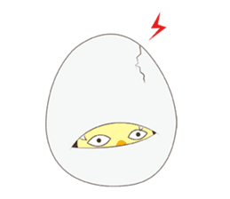 Chick and Egg-chan sticker #88009