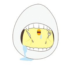Chick and Egg-chan sticker #88012