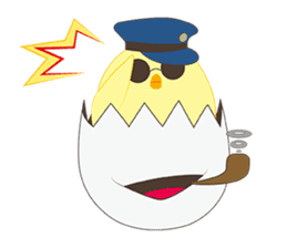 Chick and Egg-chan sticker #88013