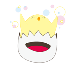 Chick and Egg-chan sticker #88020