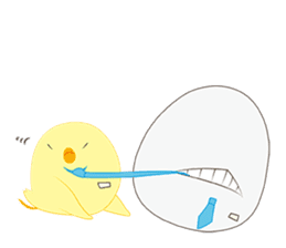 Chick and Egg-chan sticker #88022