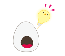 Chick and Egg-chan sticker #88027