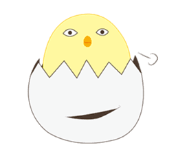 Chick and Egg-chan sticker #88030