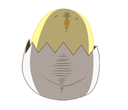 Chick and Egg-chan sticker #88034