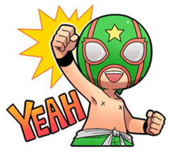 The Masked wrestler Andy! sticker #88316