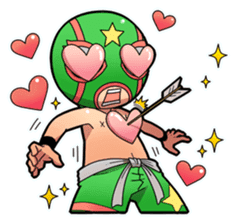 The Masked wrestler Andy! sticker #88318