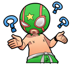 The Masked wrestler Andy! sticker #88321